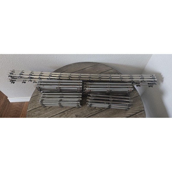 Lionel Other - Vintage Lionel O Gauge Tubular Straight Track Lot 26 pc (3) 36" (11) 10" (12) 8"